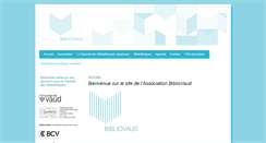 Desktop Screenshot of bibliovaud.ch